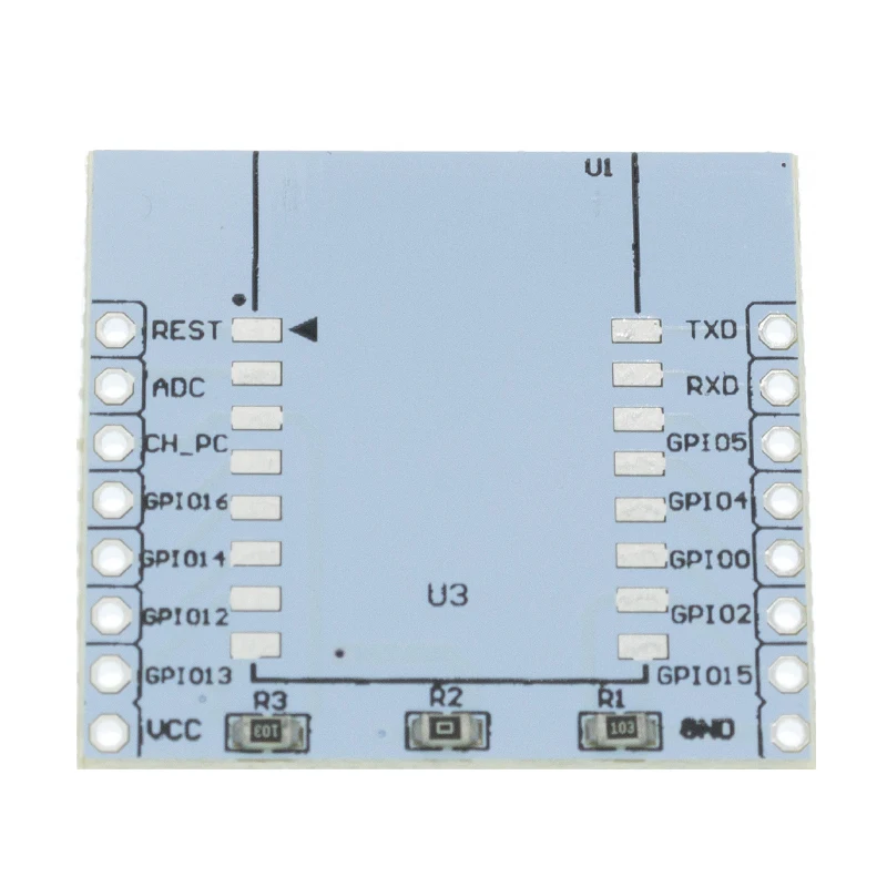 5 шт. ESP8266 серийный WI FI модуль адаптер пластина распространяется на ESP 07 12F 12E