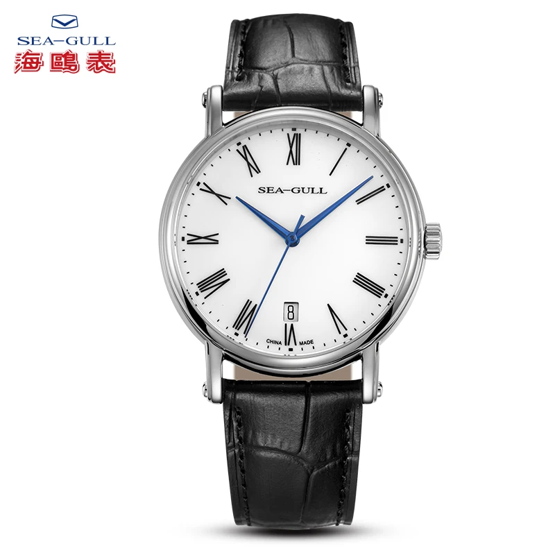 

Seagull Men's Watch Automatic Mechanical Watch Ultra-thin Business Simple Calendar Sapphire Master Series Men's Watch D819.618
