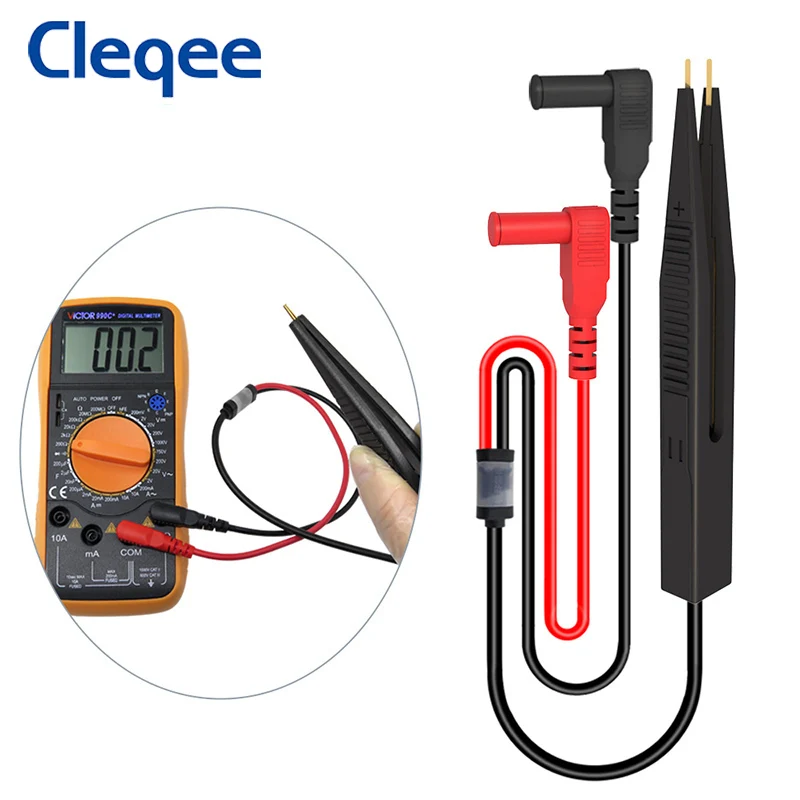 Набор тестовых щупов Cleqee P1503 с зондом сменная спица 4 мм зажим типа крокодил