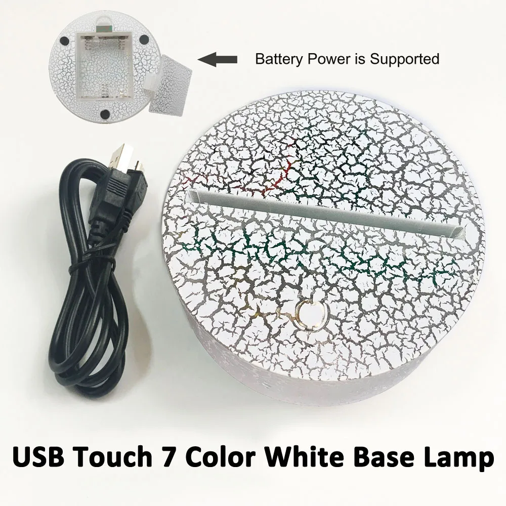 Маленькая Симба Король Лев мультфильм 3D СВЕТОДИОДНЫЙ Ночник светильник RGB 7