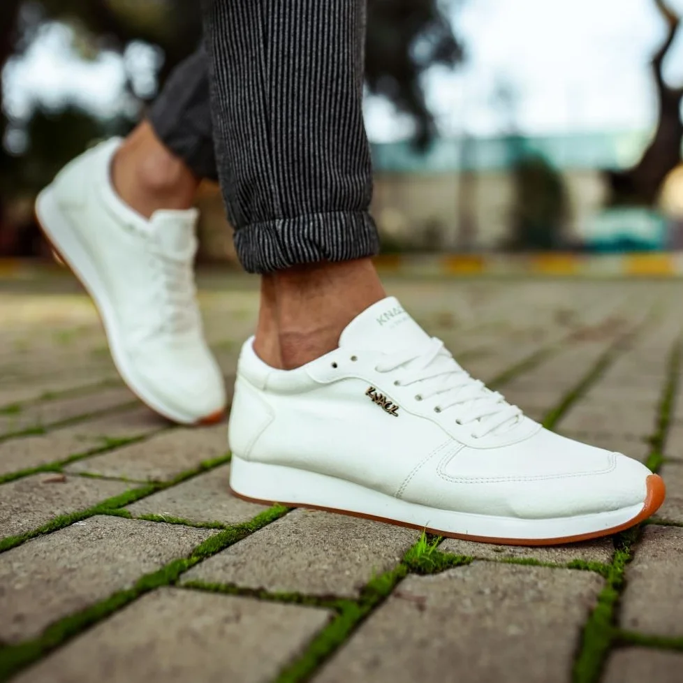 

Knack Casual Male Shoes 002 White New Season Spring Summer New Creation Cool Comfortable
