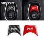 Наклейка для кнопки запуска двигателя из углеродного волокна, декоративная наклейка для BMW F30, F31, F32, F33, F34, F36, M3, M4, F80, F82, F83, для модификации автомобилей, сделай сам, Стайлинг