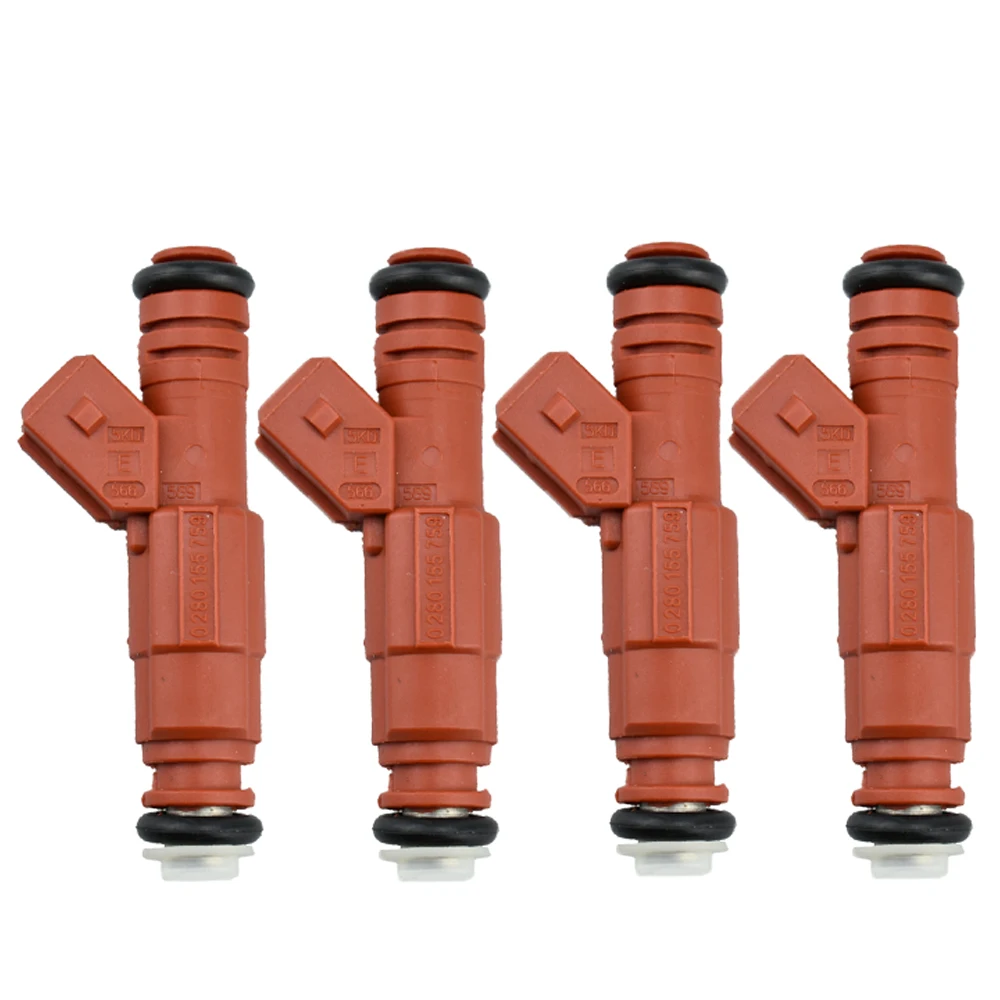 

4 шт. высококачественный топливный инжектор 0280155759 9454556 для VOLVO DODGE для AUDI VW G40 G60 1,8 T TURBO 2.3L 1275395 автомобильные двигатели