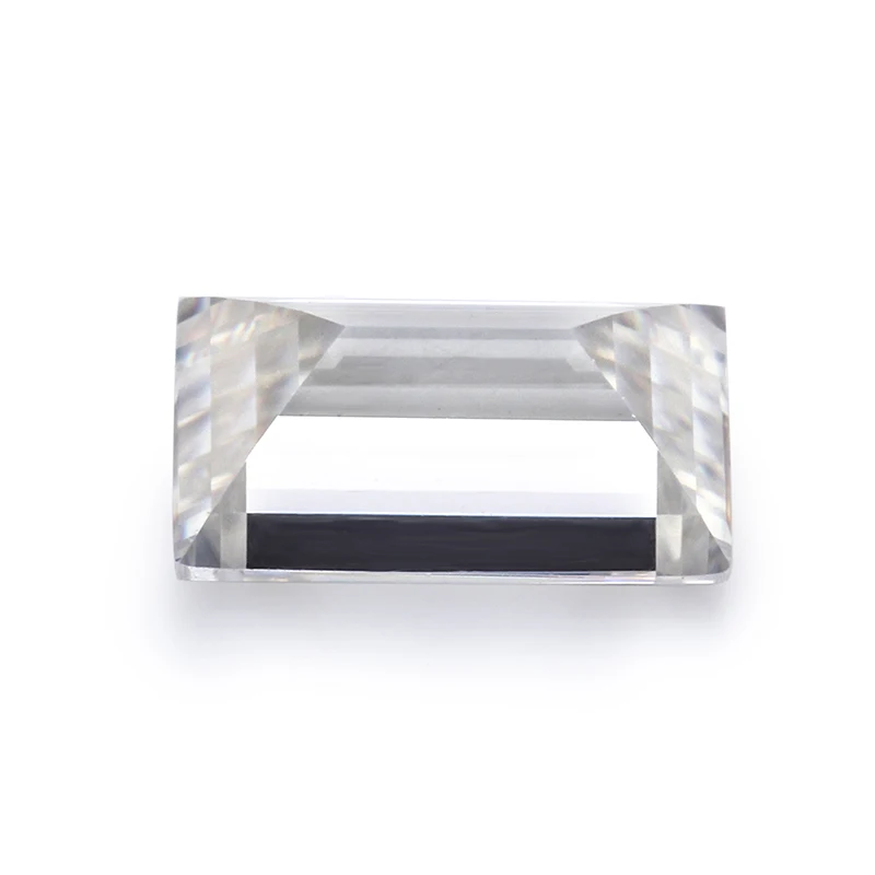 Кольцо подвеска в виде багета VVS1 прямоугольная свободная бриллиант с шаговым