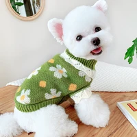 pet dog sweater coat winter puppy dog clothes knit apparel cat yorkie pomeranian schnauzer poodle chihuahua clothing