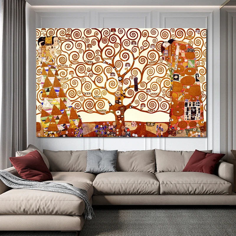 Картина на холсте с изображением дерева жизни RELIABLI абстрактные картины плакаты и