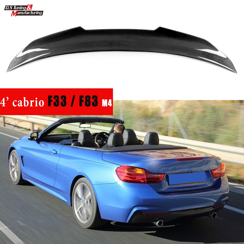 Спойлер заднего крыла из углеродного волокна для BMW 4 series Convertible F33 & F83 M4|Спойлеры и