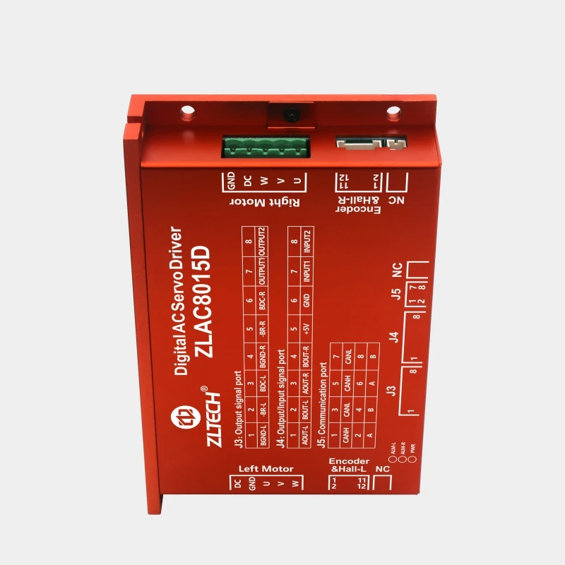 

ZLAC8015 One-to-two hub motor driver CANopen/485 High-precision synchronization