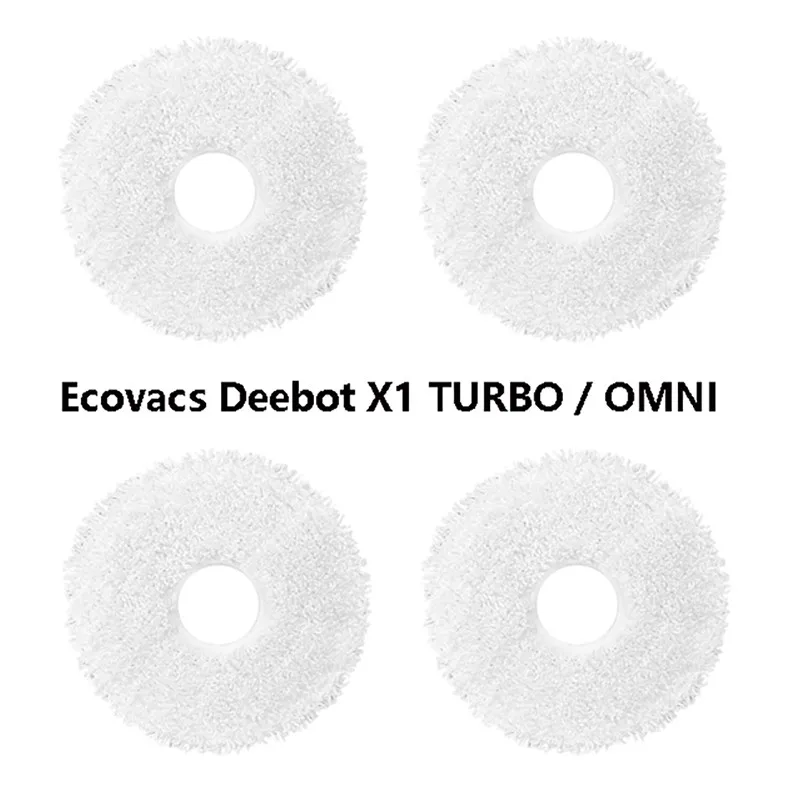 

Швабра для робота-пылесоса ECOVACS DEEBOT X1 TURBO X1 OMNI TURBO, моющаяся вращающаяся тряпка, Сменные запасные части