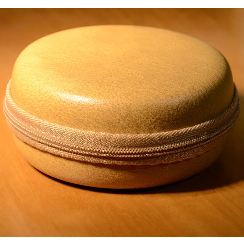 Портативный чехол для наушников круглая мини-гарнитура на молнии зарядное