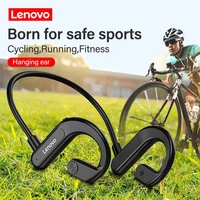lenovo x3 bone conduction bluetooth headphones sport running headset waterproof wireless earphone with mic for cycling driving