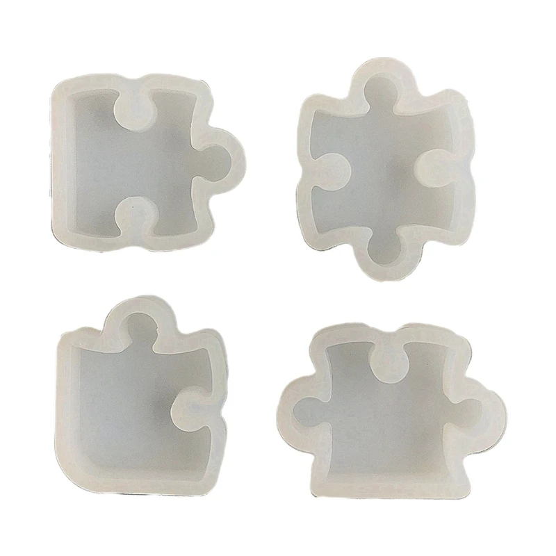 

4 Pcs Earrings Epoxy Resin Mold Ear Studs Drop Dangles Pendant Silicone Mould DIY Crafts Jewelry Necklace Casting Mold