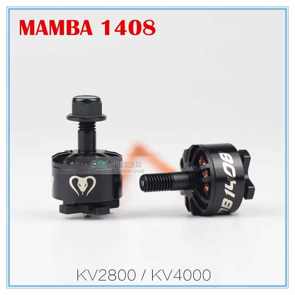 Оригинальный 2 4S Мамба 1408 4000KV 1PC/4 шт. мотор высокой точности Скорость для Diatone GT R349