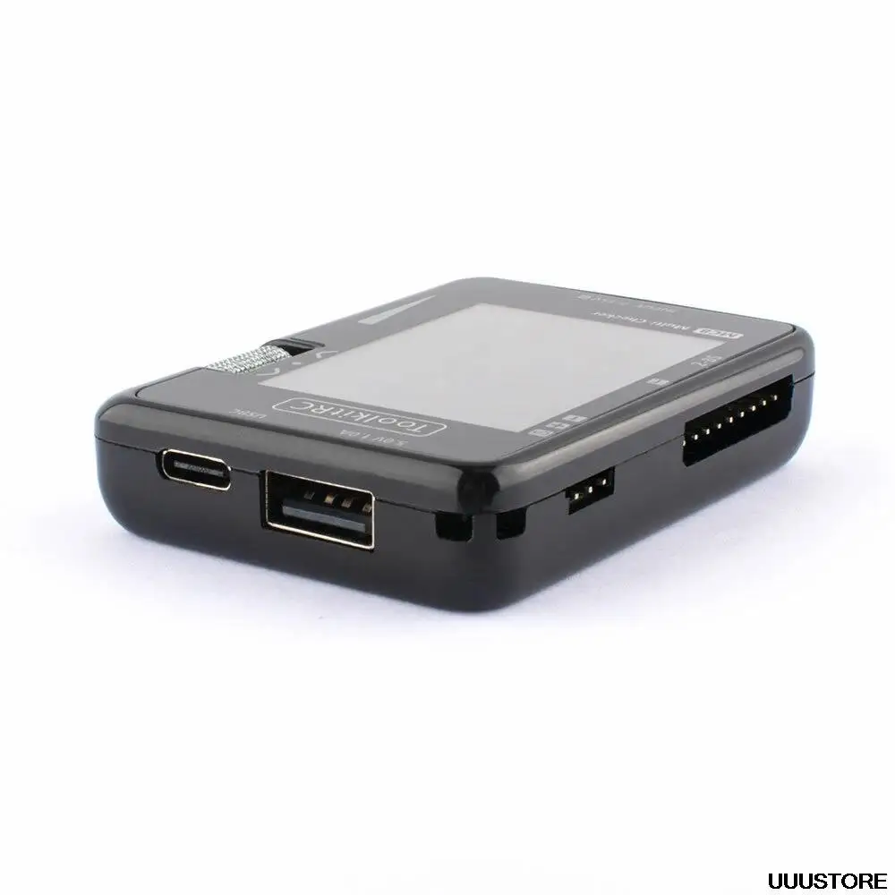 ToolkitRC-comprobador de celda MC8 de tama&ntilde;o Mini, bater&iacute;a de 32 bits, salida PWM, PPM, lectura SBUS con USB-C, carga r&aacute;pida-3