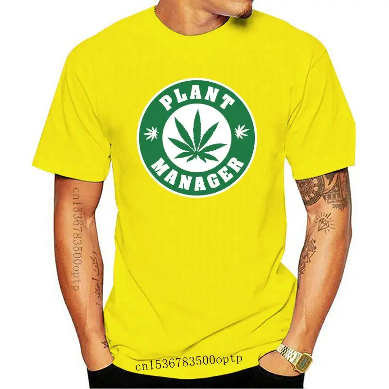 

Plant Manager | THC | Hanf | Fun | Dealer | | Party | S-3XL T-Shirt O Neck Shirt Plus Size T Shirt Round Neck Men Top Tee