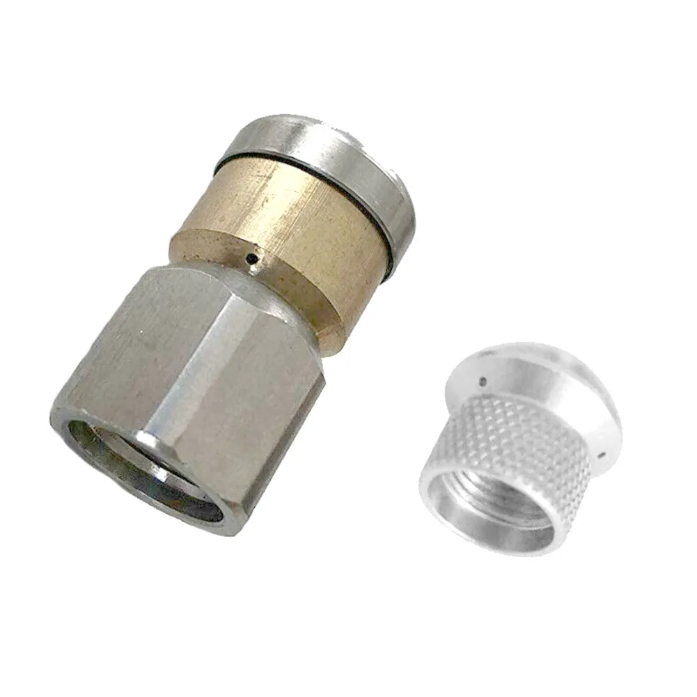 

1/8in Pipe Cleaning Nozzle 2 Pieces For High Pressure Cleaner Rotating Nozzle