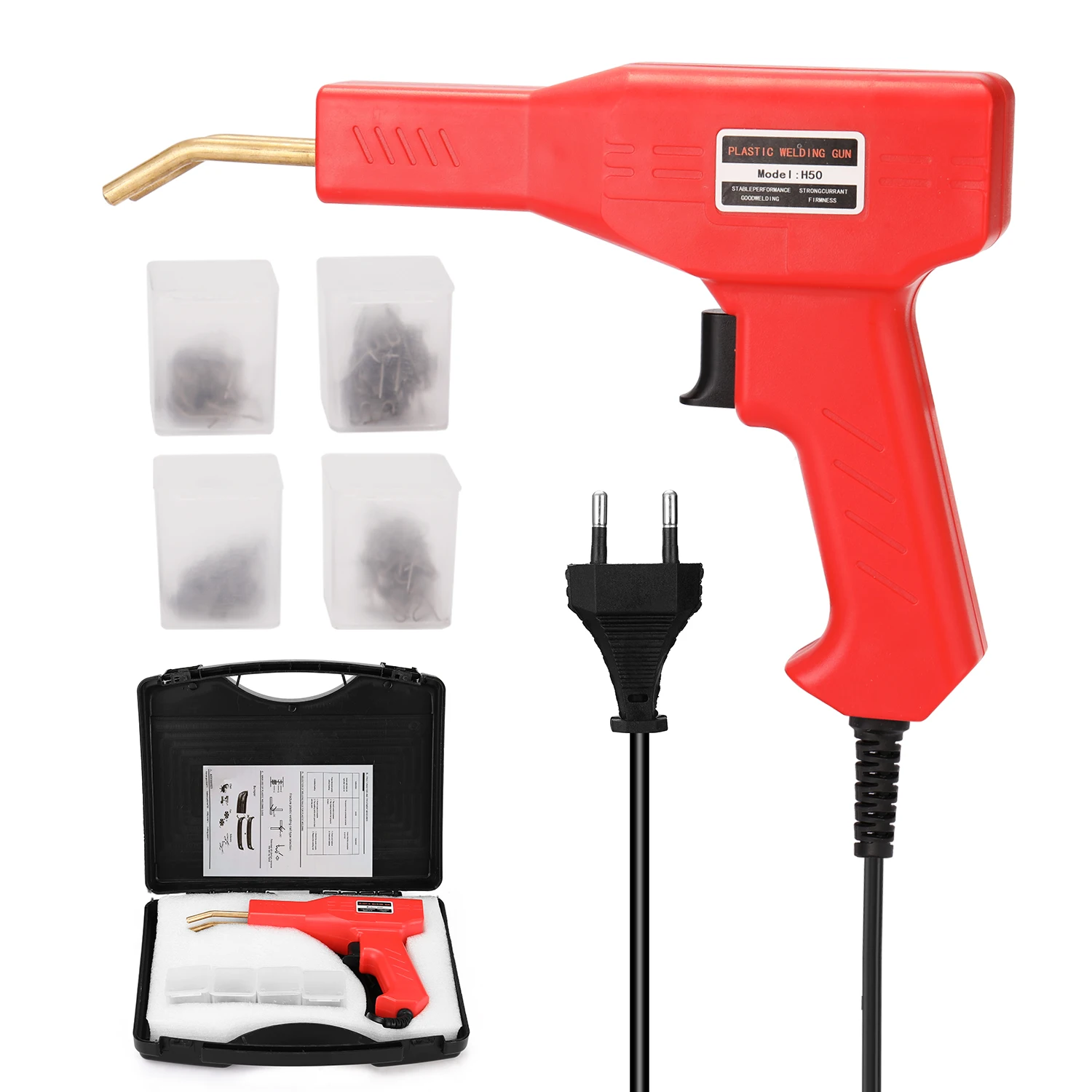 

Handy Plastics Welders Garage Tools Hot Staplers Machine Staple PVC Repairing Machine Car Bumper Repairing Stapler Welding Tool