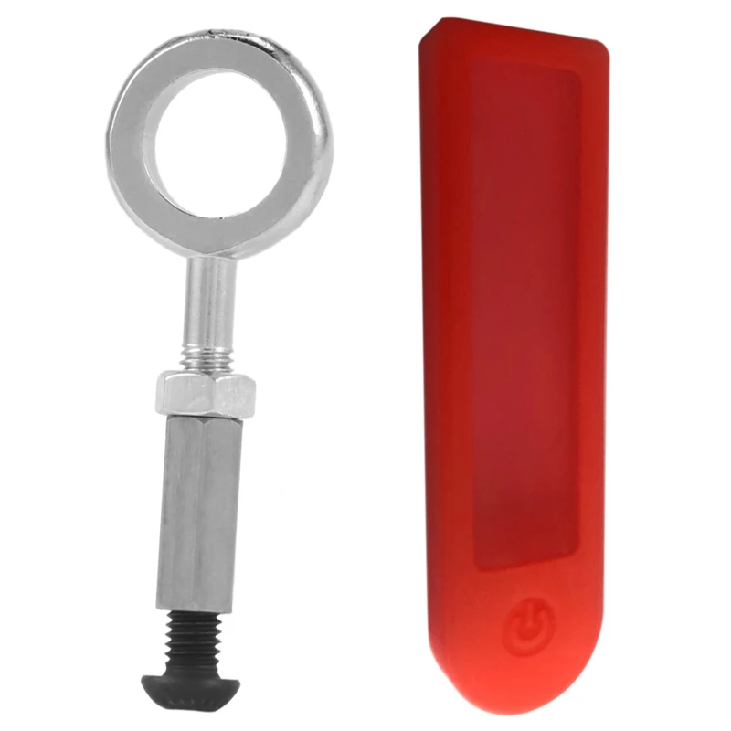 

Hot AD-2 Set Electric Scooter Parts: 1 Set Shaft Locking Screw & 1 Set Waterproof Panel Dashboard Circuit Board Silicone Cover