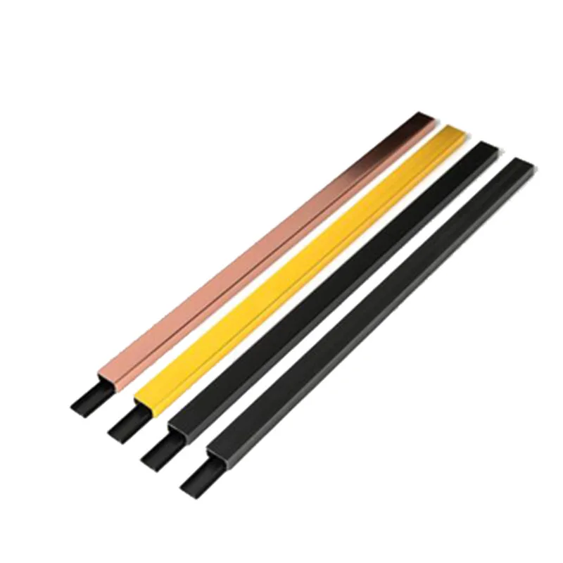 1pcs 35mm*800mm Bright golden color aluminum alloy U-shaped decorative strip PVC buckle mounting base anti-oxidation - купить по