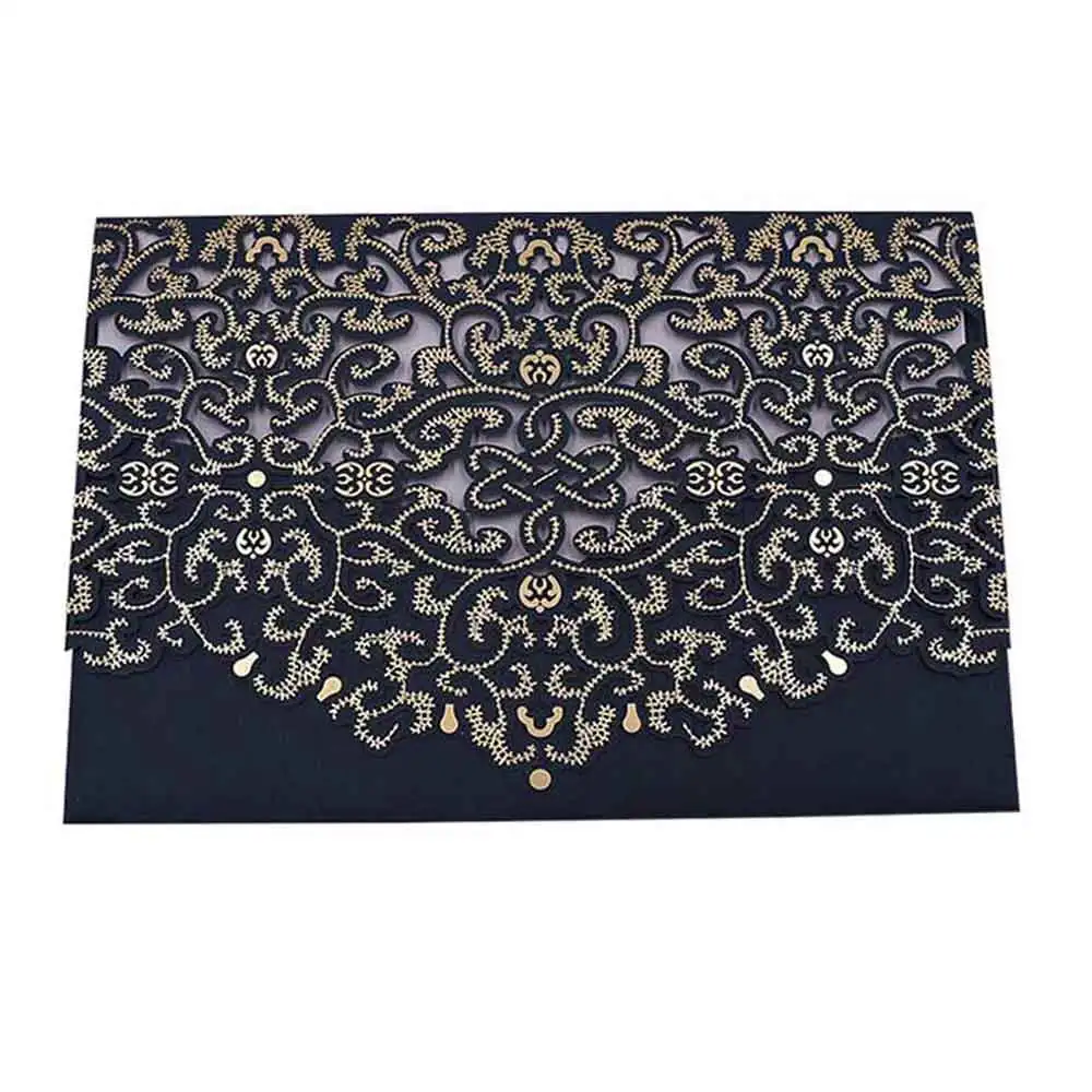 10 комплектов свадебных приглашений для душа с фотокартой набор лазерной резки