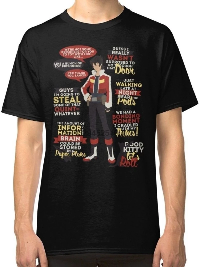 

Keith Voltron Quote Men's Black T-Shirt Tees Clothing
