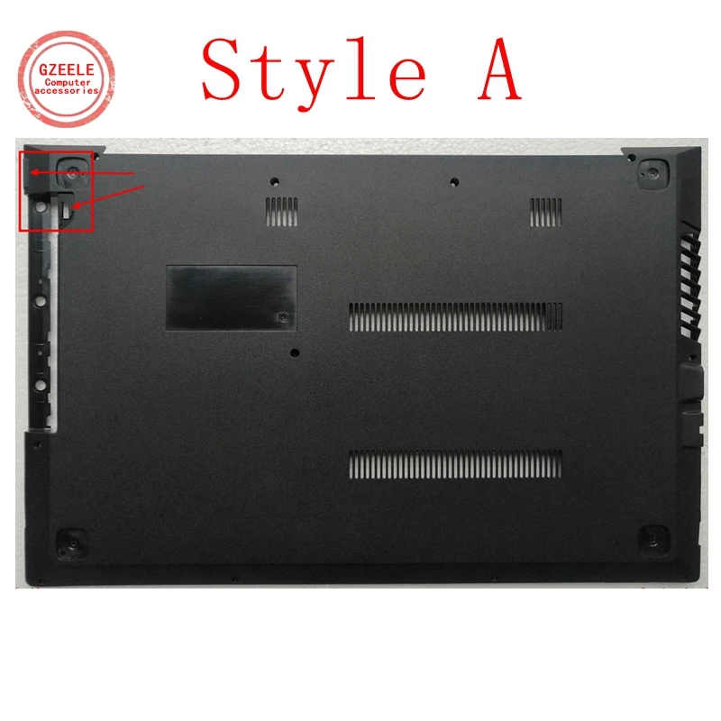 

GZEELE, новинка, для Lenovo V310-14ISK, задняя крышка ноутбука, нижняя крышка корпуса, корпус шкафа 45LV6BALV10, черный