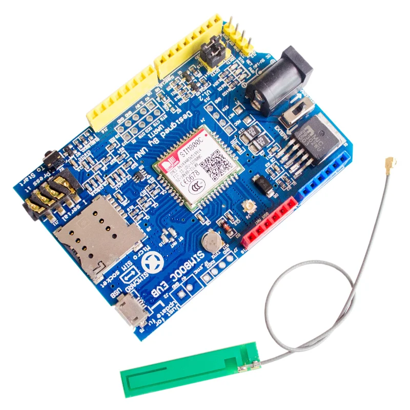 

SIM800c Shield Development Board Instead Of SIM900 Module GPRS GSM 4 Frequency Available