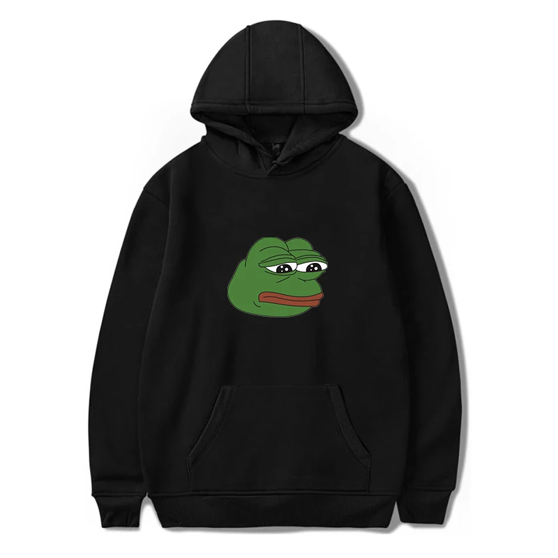 Толстовка с капюшоном sad frog Pepe свитер рисунком Детская рубашка принтом новейшие