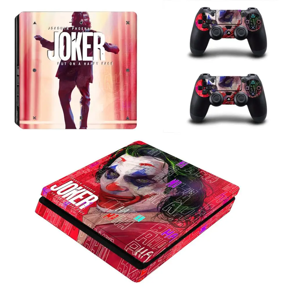 YSP4S-3998 DC Джокер PS4 Slim sticker s Play station 4 наклейки для кожи наклейки для playstation 4 PS4 Slim консоль и контроллер Скины Виниловые - Цвет: YSP4S-3998
