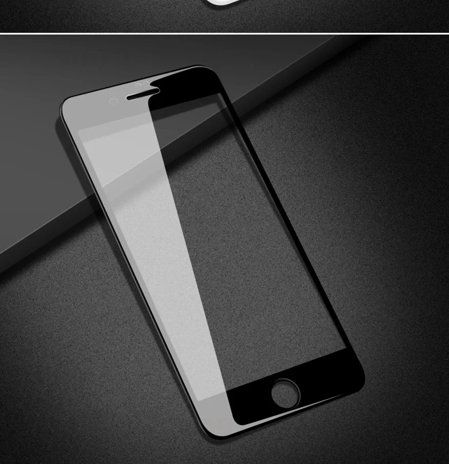 2 шт 5D полное покрытие Защитное стекло для iPhone 7 8 6 6s Plus Защитная пленка для экрана для iPhone X XS MAX XR закаленное стекло
