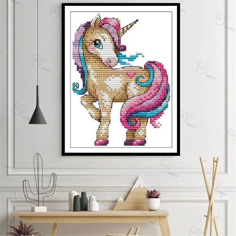 Набор для вышивки крестиком инструменты начинающих сделай сам Мультяшные