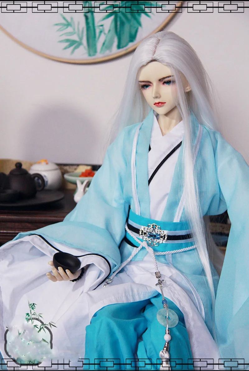 1/4 1/3 аксессуары для одежды BJD древний китайский костюм платье ханьфу наряд воина