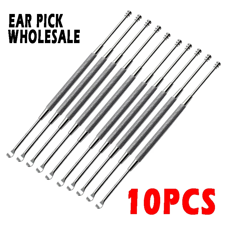 10pcs Ear Pickers Health Care Remover Curette Ear Pick Wax Cleaner Spoon Care Ear Clean Tool Wholesa