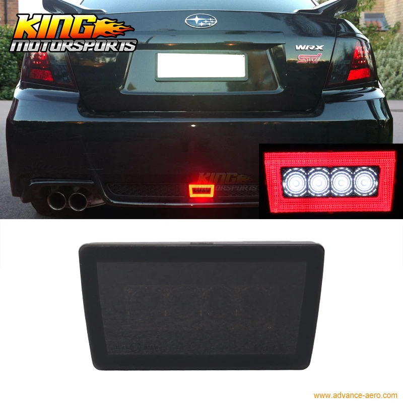 Дымчатые линзы F1 Стиль светодиодный задний фонарь 3 й тормозной резервный