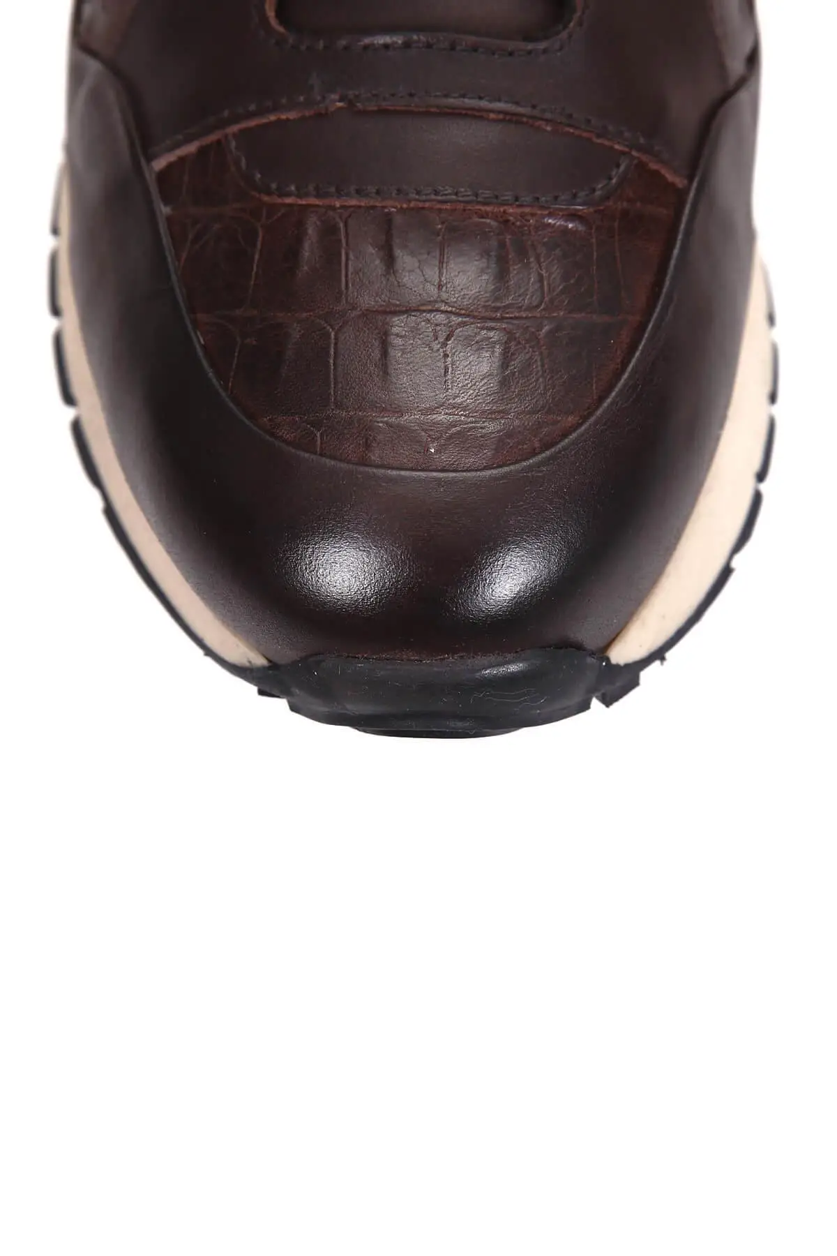 Мужские коричневые кроссовки Derimod из натуральной кожи|Мужские и кеды| |