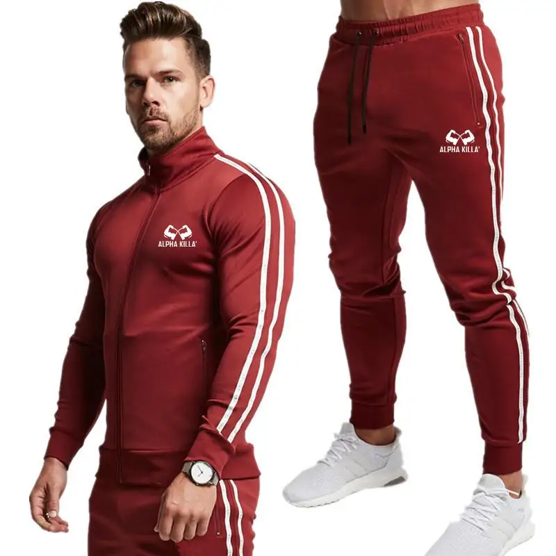 Yhuijia Брендовые мужские спортивные костюмы Новинка Лето Осень Мужская толстовка +