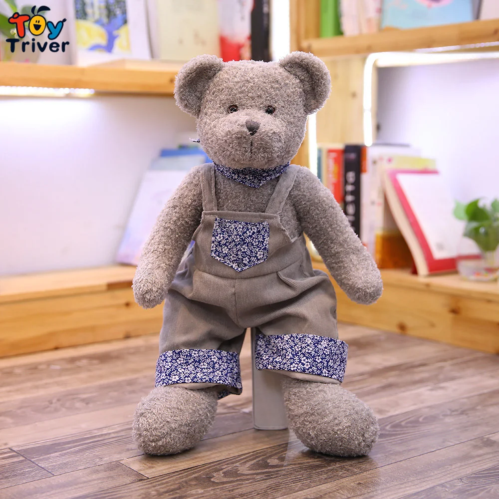 Кавайная пара плюшевых мишек плюшевая кукла в виде животного игрушка тривер для