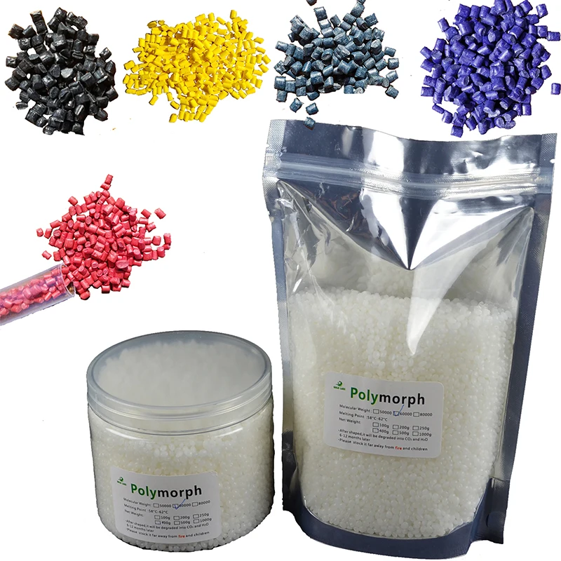 

250g PCL and 5 Color Pigment Plastimake Instamorph Shape Shifter Thing Prototype Material Polymorph Plastic for Hobbyist Usage