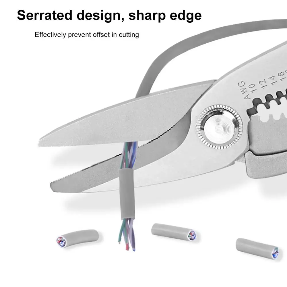 Многофункциональные плоскогубцы для зачистки проводов из нержавеющей