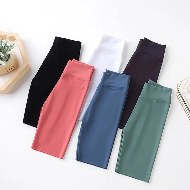 

Леггинсы с дышащей подошвой, детские шорты до колена, для девочек 3-12 лет, летние штаны карамельных цветов