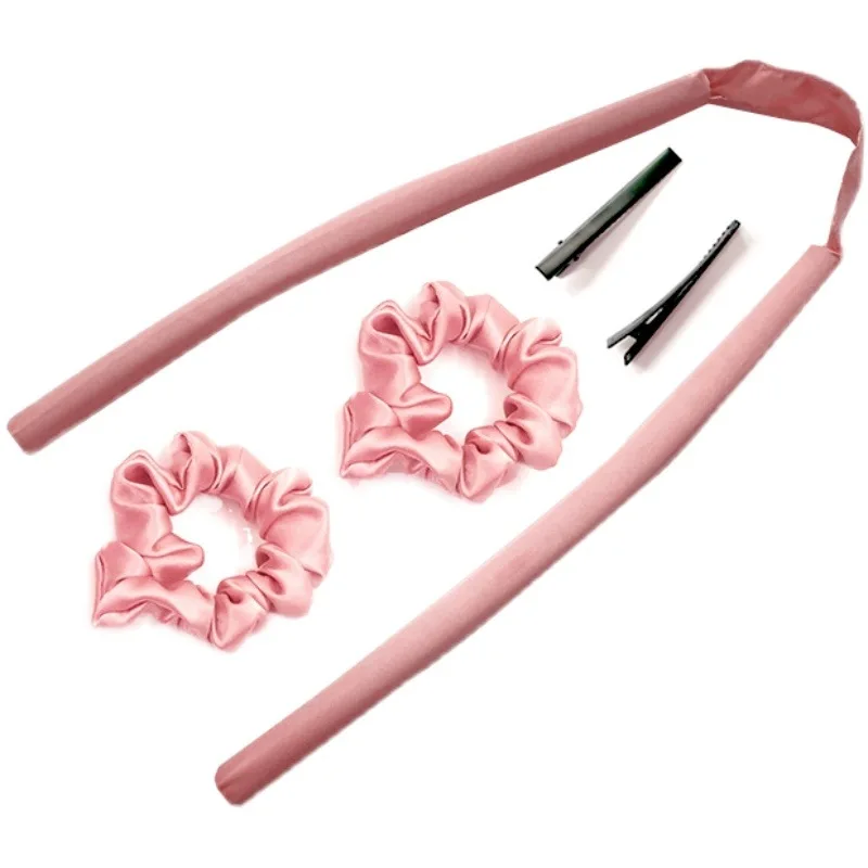 

Hair Rollers Self Grip Hair Curlers Lazy Curler Silk Curling Ribbon Hair Roller Heatless Curling Rod Headband Hair Styling Tools