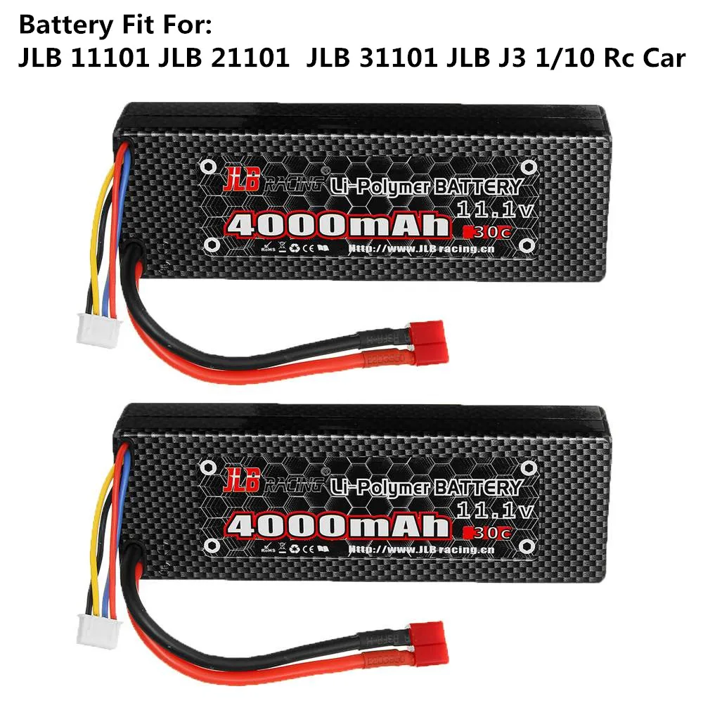 Оригинальный JLB серии RC racing 11 1 В 4000 мАч 30C 3S Lipo аккумулятор для 11101 21101 31101 J3 1/10 Rc