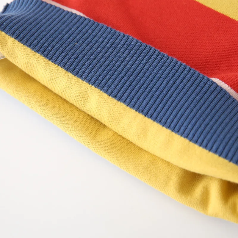 Свитер для младенцев новинка 2018 Повседневные свитера в полоску мальчиков зимний