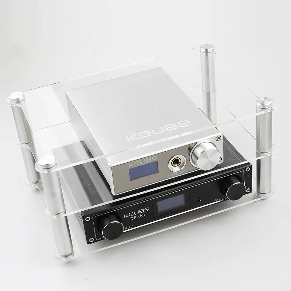 Изысканная акриловая рамка KGUSS ES8 Hi Fi усилитель стойка рамы прозрачное