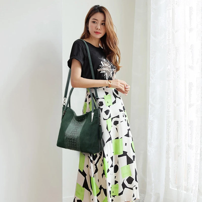 Женская сумка хобо из искусственной замши винтажная Повседневная через плечо