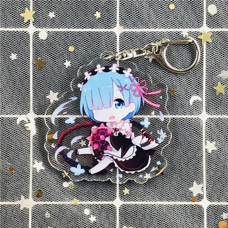 Мультяшный брелок аниме Re:Life In A другой мир от Zero милые аксессуары сестры Рем и Рам