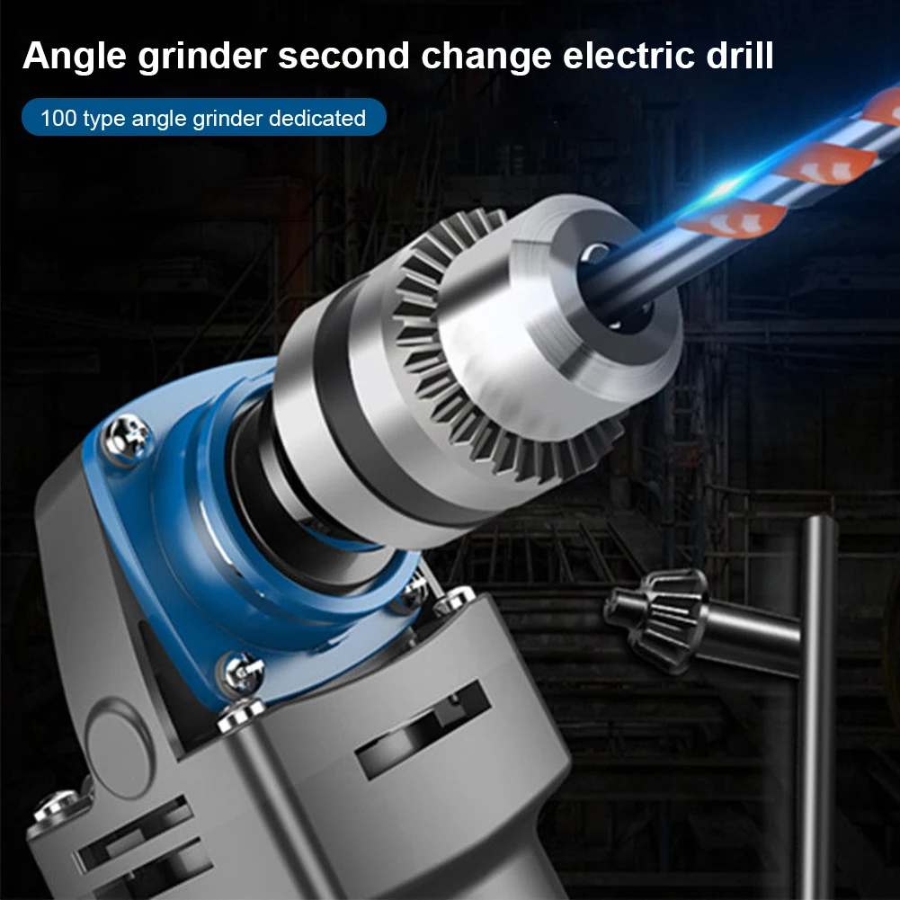 

10mm Electric Angle Grinder Chunk Holder Power Drill Convert Adapter M10x1.5 Thread Collet Chunk with Key Electric Angle Grinder