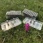 100 шт. 6 мм низкое давление 0,15-1,0 мм Скользящий замок никелирование туман запотевающие форсунки садовый охлаждающий водяной распылитель оросительный спринклер M061