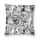 Наволочка на подушку атака на Титанов, декоративный чехол с рисунком аниме, для диванных подушек, для украшения дома