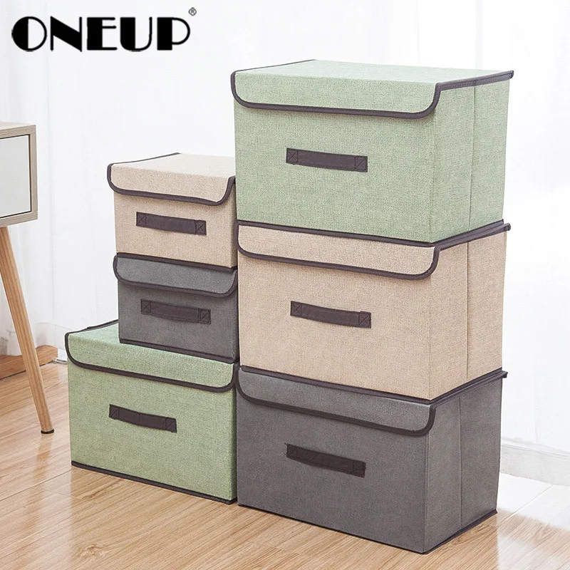 ONEUP коробка для хранения с крышкой одежда носки игрушки закуски разное Органайзер без запаха коробка для хранения Ящики Косметика бытовой Органайзер